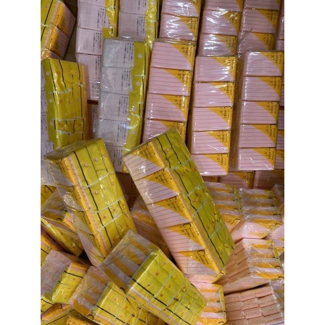 Bọt biển - Bông Nở Rửa Mặt Chivey 12 Miếng ,Mút Rửa Mặt Bọt Biển Dạng Nén 88093
