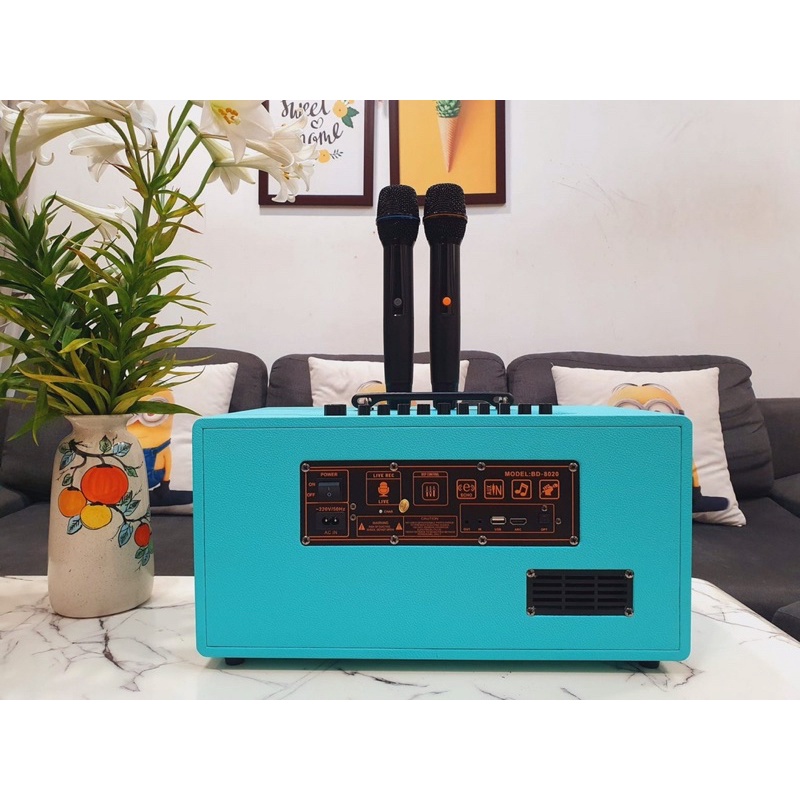 Loa mini xách tay Best Sound M6S - Tích hợp vang số chỉnh cơ có Reverb - Hệ thống 4 loa - Gia Khang Shop