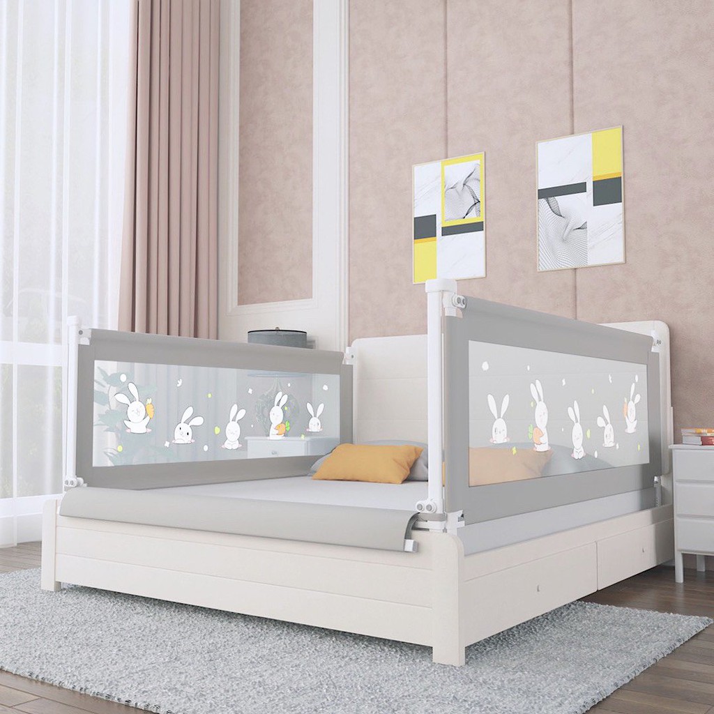 Thanh chắn giường cao cấp honper cho bé chịu lực 70kg thiết kế hàn quốc phân phối chính hãng Bonbon Mart