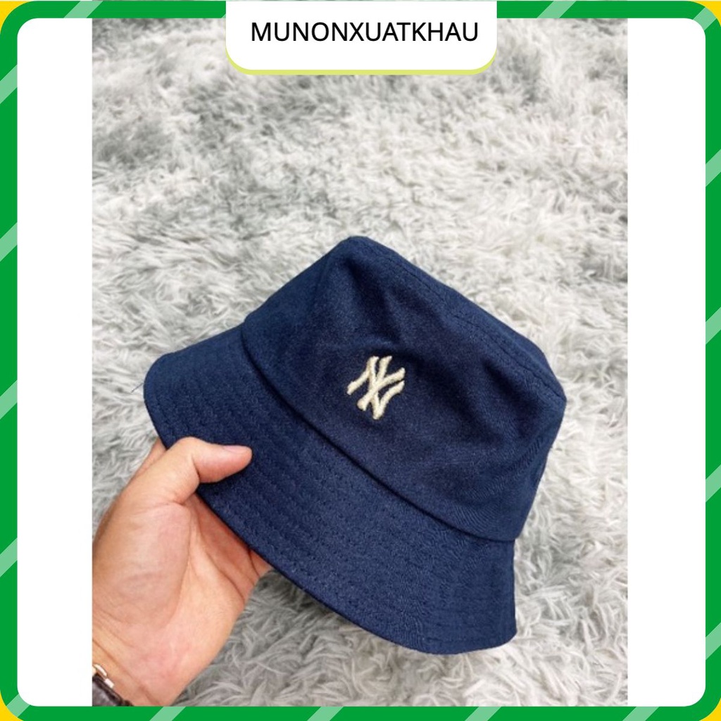 MŨ BUKKET MLB LOGO NY XANH DƯƠNG