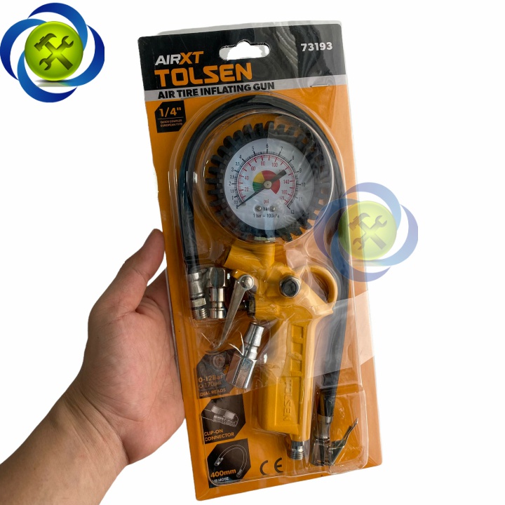Dụng cụ xịt hơi có đồng hồ Tolsen 73193 dài 400mm
