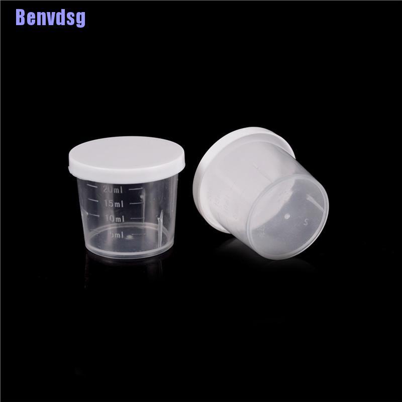 Set 10 Cốc Nhựa Đo Lường 20ml Tiện Dụng