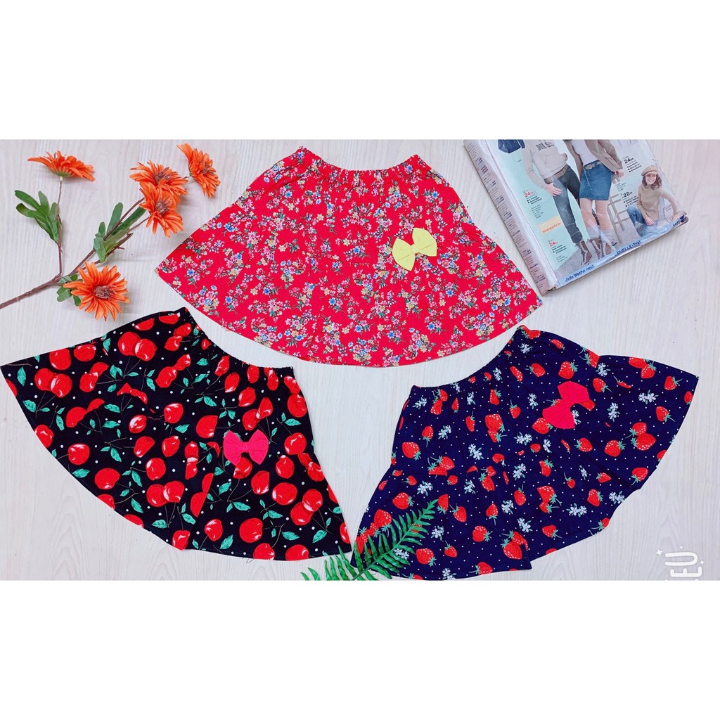 Chân Váy Bé Gái - Chân Váy Dành Cho Bé Gái Chất Liệu Cotton Hàng Đẹp - Vạn Xuân shop