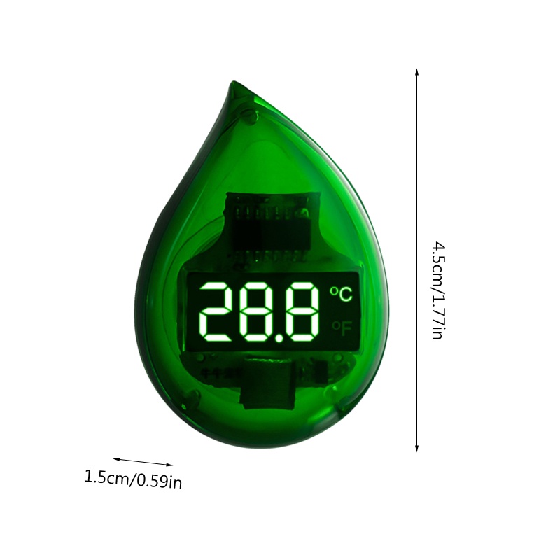 Nhiệt Kế Kỹ Thuật Số Cho Bể Cá Có Đèn LED Cảm Ứng 0-99°C Bộ Phận Nhiệt Điện Chuyên Dụng Chất Lượng Cao