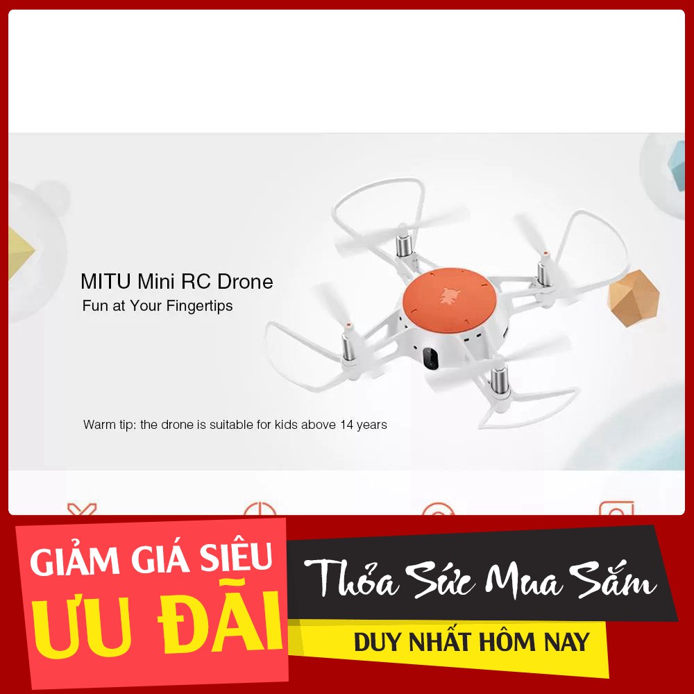 XẢ KHO Flycam Mini XIAOMI mitu Drone Mini YKFJ01FM-006196 - Hàng Chính Hãng RẺ BẤT CHẤP