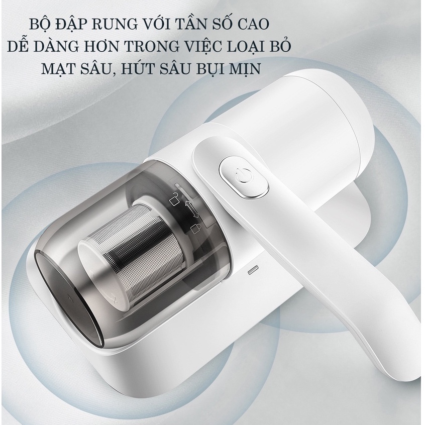 Máy Hút Bụi Giường Nệm Không Dây Công Nghệ Diệt Khuẩn Bằng Tia UV Tự Động Cảm Ứng