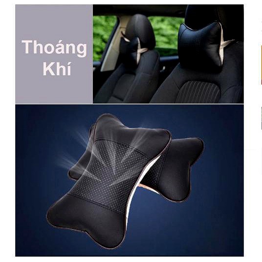 Gối tựa đầu trên xe ô tô xe hơi - Gối đầu chống đau mỏi gáy City Car