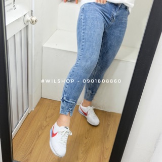 Quần tomboy wax nối lai xẻ v vnxk