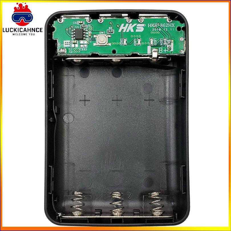 Pin 18650 Diy 3usb Vỏ Hộp Diy