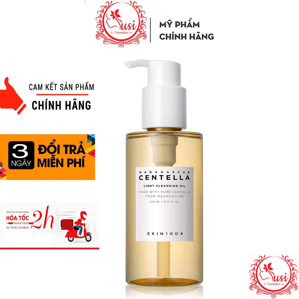 Dầu Tẩy Trang Làm Sạch Sâu, Dịu Nhẹ Chiết Xuất Rau Má Skin1004 Madagascar Centella Light Cleansing Oil 200ml