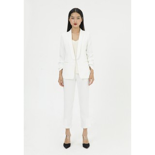 De leah - áo vest tay xếp nếp - thời trang thiết kế
