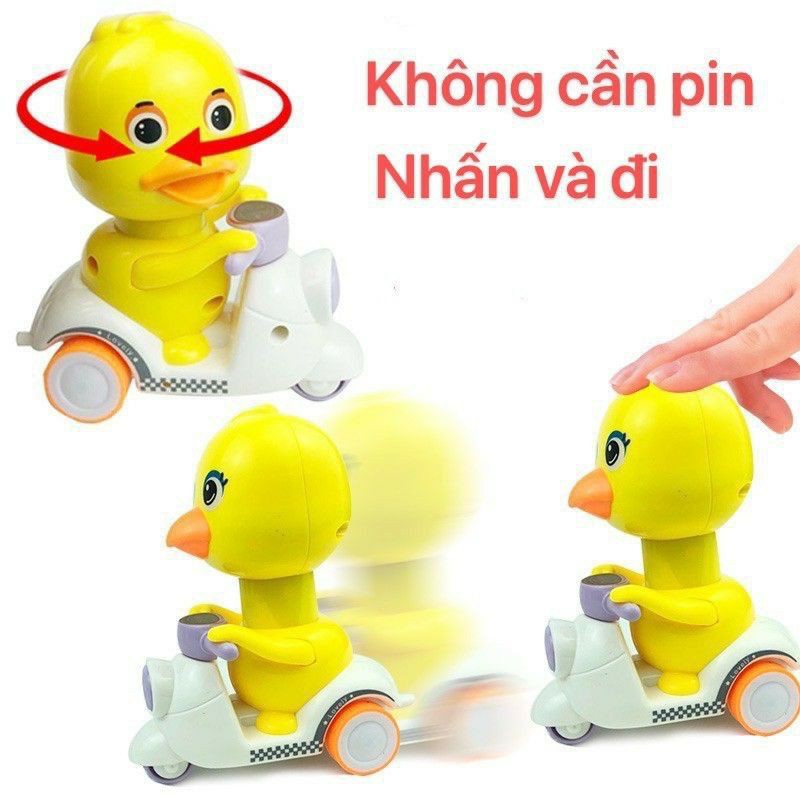 Vịt Lái Xe Vespa, Ếch Bơi Lội, Gà Con Biết Nhảy, Con Vật Chạy Đà, Ô Tô Máy Bay Chạy Cót, Hươu Lái Xe Máy