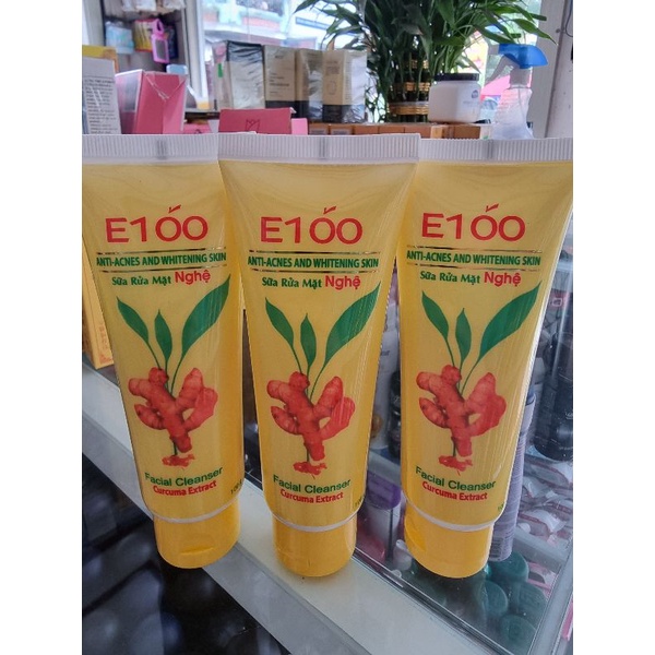 Sữa rửa mặt e100 nghệ 100g
