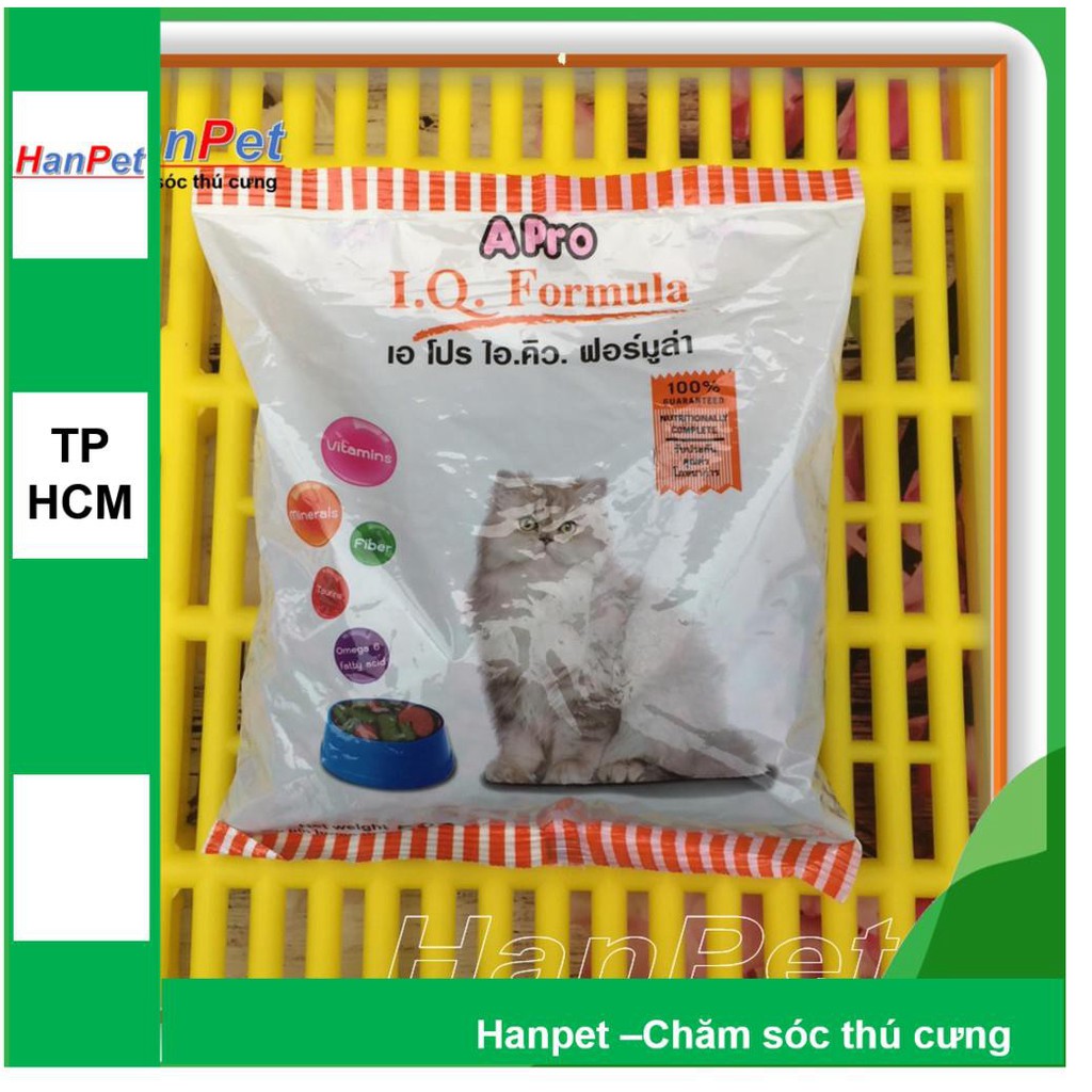 Thức ăn viên cho mèo APRO - Xuất xứ Thái Lan - Dùng cho mèo mọi lứa tuổi - Gói 500gr (hanpet 236)