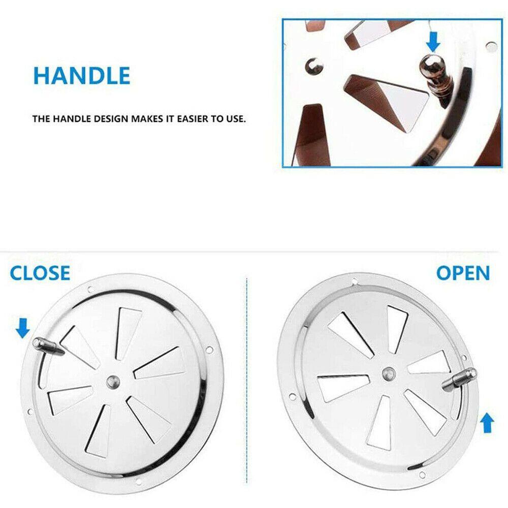 Phụ Kiện Cánh Quạt Thông Gió Bằng Thép Không Gỉ 316 Cho Xe Hơi RV Retrofit