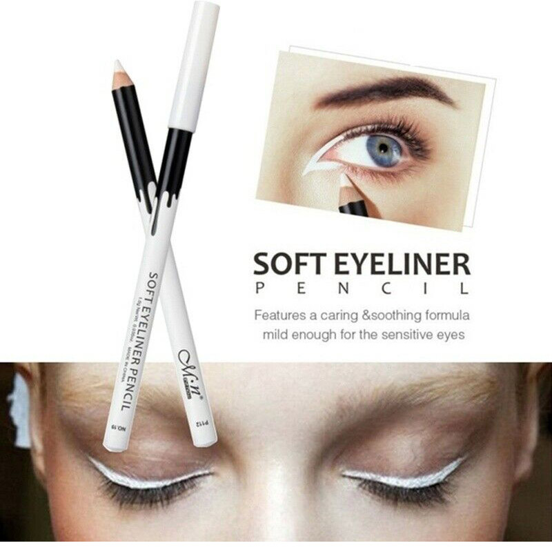 [Hàng mới về] Bút kẻ mắt màu trắng chống thấm nước lâu trôi thời trang cho nữ | BigBuy360 - bigbuy360.vn