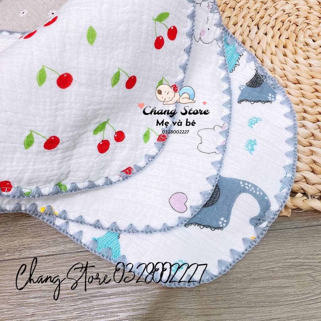 Gối Lót đầu/ Gối Xô Mỏng 8 Lớp Siêu Mềm Cho Bé Sơ Sinh