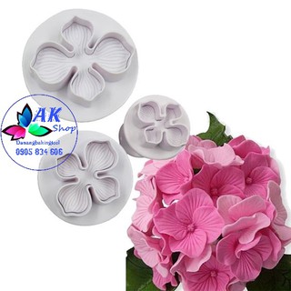 SET 3 KHUÔN NHẤN LÒ XO NHƯA (HOA TÚ CẦU)