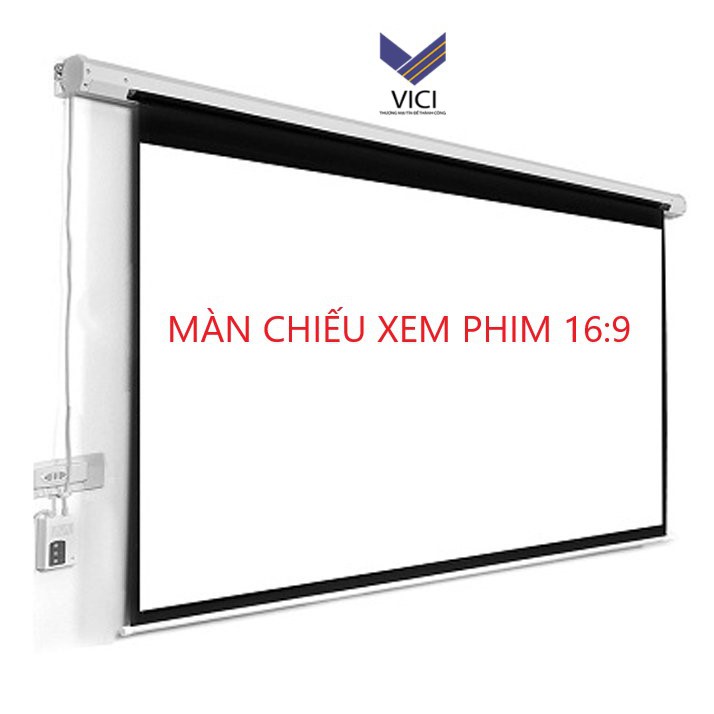 Màn Chiếu Điện Tỷ Lệ 16:9 80inch-(1m78 X1m) Chuyên Dùng Xem Phim 3D, Hàng Chính Hãng, Vải Màn Đẹp, C
