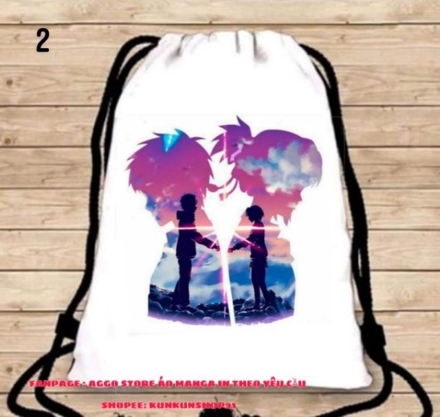 Balo Dây Rút Anime Your Name - Tên Cậu Là Gì