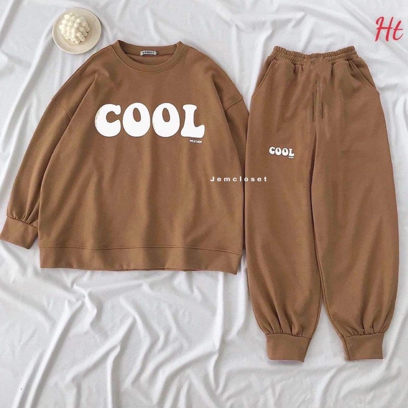 Bộ nữ COOL nỉ ngoại HT12
