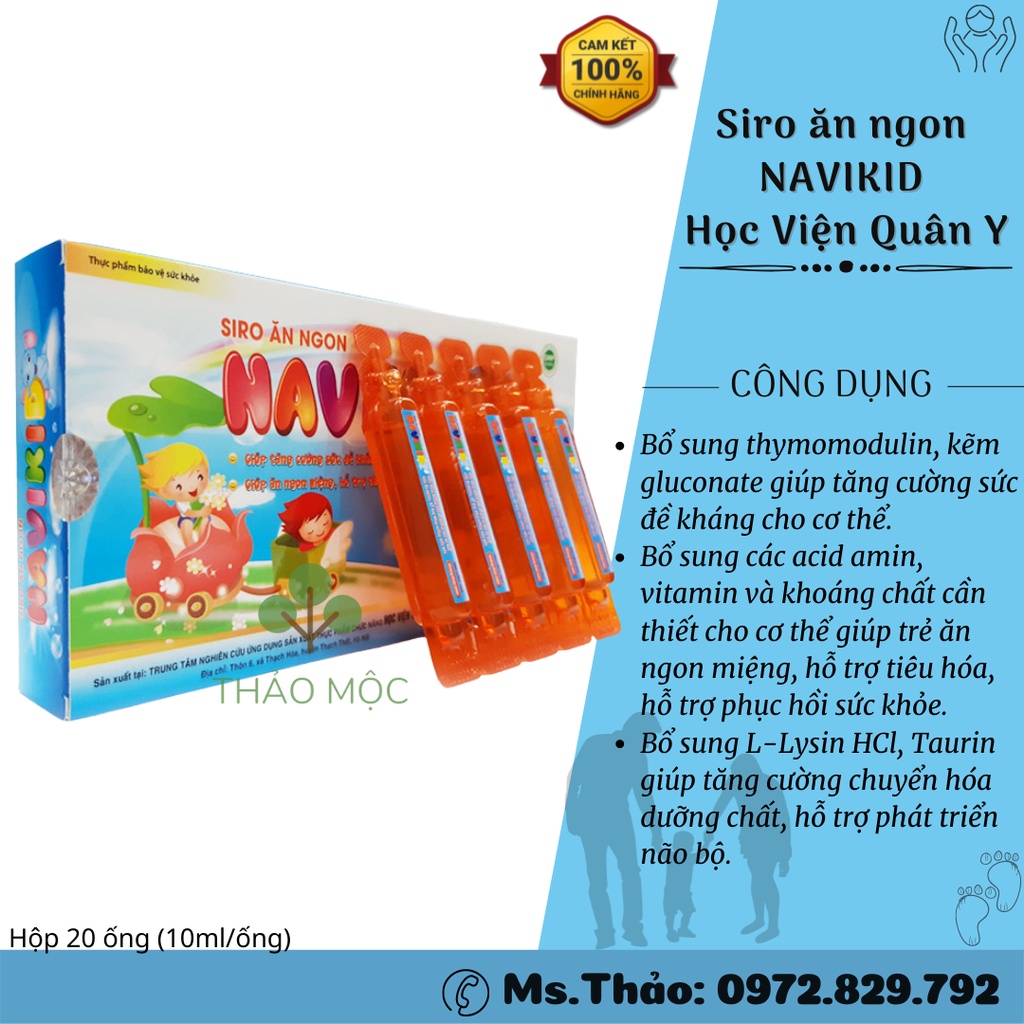 Siro Ăn Ngon Navikid - Học Viện Quân Y