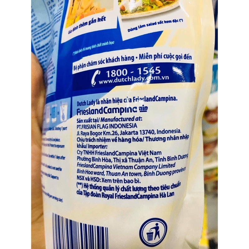 Sữa Đặc Cô Gái Hà Lan Dạng Túi 560g