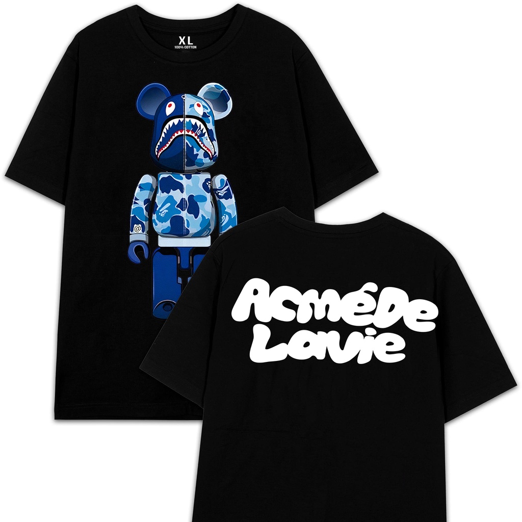 Áo thun Beabrick nhiều mẫu thun Cotton co giãn 4 chiều Unisex 𝟭-𝟲 Áo Đen