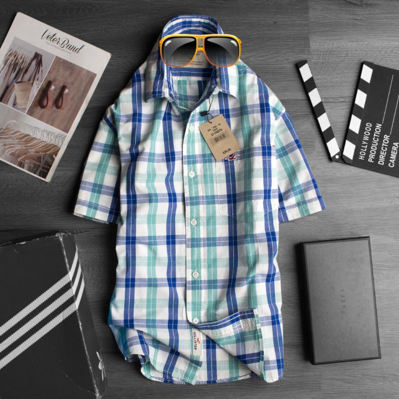 # Áo sơ mi HOLLISTER Tay ngắn sọc phối 149k