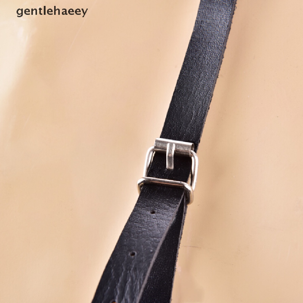 Thắt Lưng Da Màu Đen Phong Cách Punk Cá Tính Cho Nam