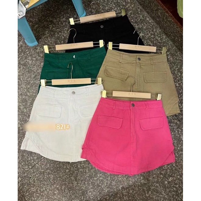 Quần Giả Váy Jeans Mềm Khoét Vạt Bầu Mã 821 , Quần Váy Bò Mềm Đủ Màu Hàng Quảng Châu Ảnh Thật Lemie By lekemqc