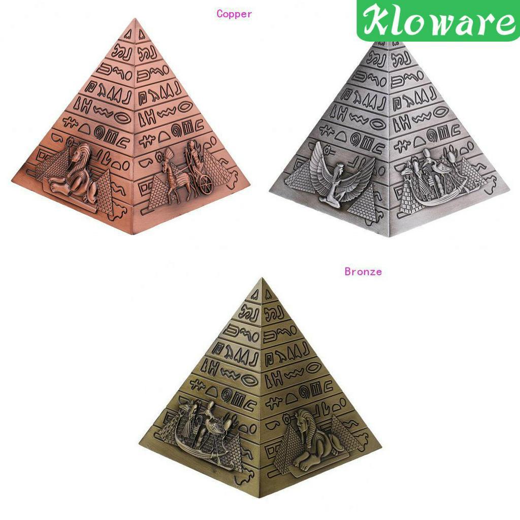 Mô Hình Kim Tự Tháp Kim Loại 10cm
