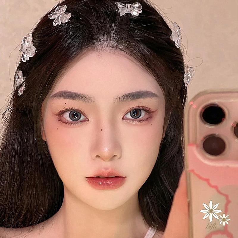 🌸Kẹp Tóc Nơ Trong Suốt Đơn Giản Phong Cách Hàn Quốc Dễ Thương Dành Cho Nữ