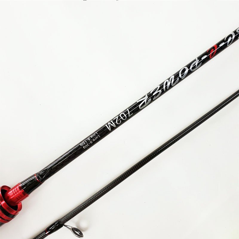 Bộ cần câu lure máy ngang 1.68m - 1.8m - 2.1m - 2.4m + Máy ngang + dây câu lure + bộ mồi lure B-lu-NG901
