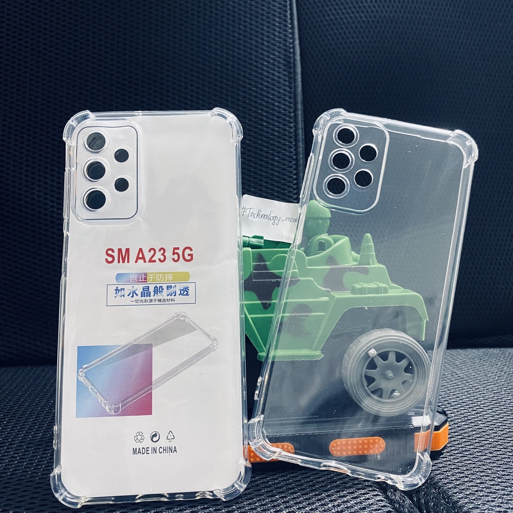 Ốp lưng Chống sốc Samsung Galaxy A23 4G/ A23 5G trong suốt loại dày cao cấp chống va đập bo 4 góc