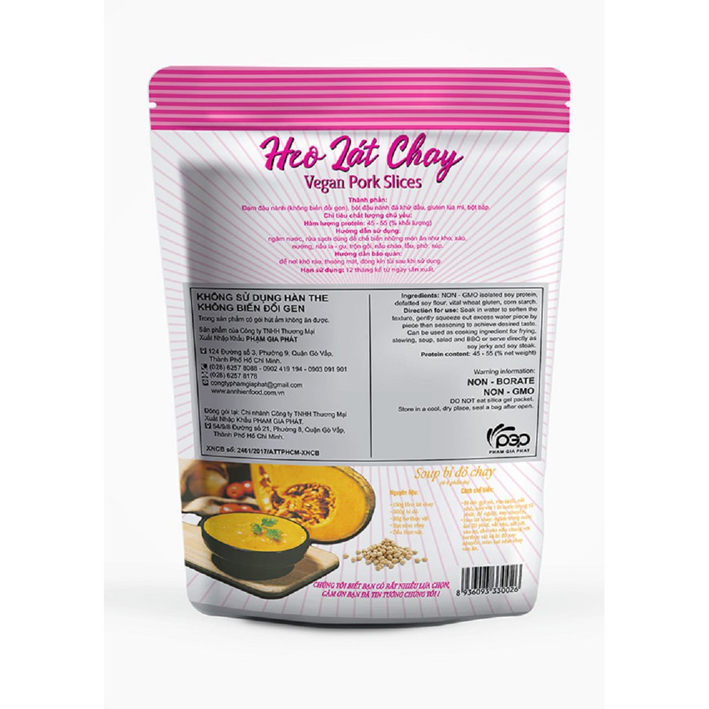 [CAM KẾT CHẤT LƯỢNG] Heo Lát Chay An Nhiên, Thịt Chay, Thực Phẩm Chay Dinh Dưỡng, Thuần Chay Healthy, Đồ Ăn Chay | BigBuy360 - bigbuy360.vn