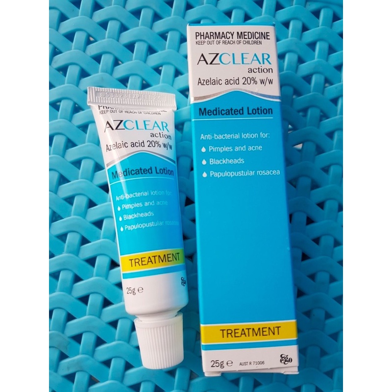 KEM GIẢM MỤN AZCLEAR ACTION MEDICATED TREATMENT LOTION AZELAIC ACID 20% 25G CHÍNH HÃNG - 9175