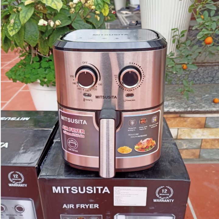 Nồi chiên không dầu MITSUSITA 9L,12L Thái Lan Siêu Tiện Lợi Bảo Hành Chính Hãng 12 Tháng