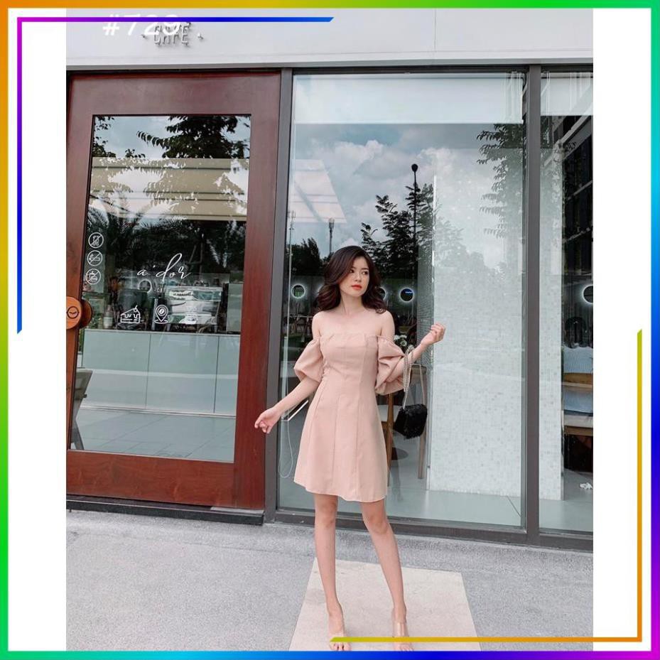 [HÀNG CAO CẤP] Đầm dự tiệc ôm body tay xòe phồng mặc được hai kiểu siêu xinh Titus Dress | BigBuy360 - bigbuy360.vn