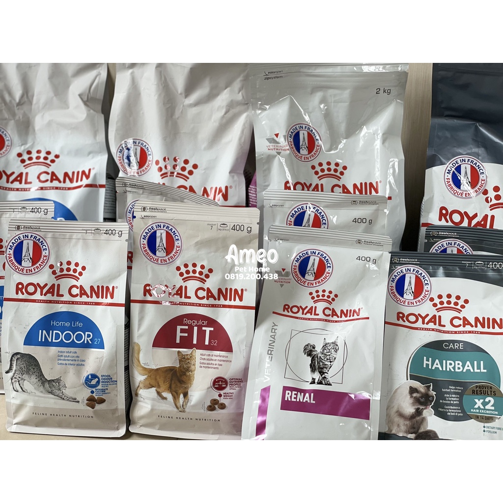 Royal Canin Hairball 400g | Hạt Royal Canin Hairball 2kg chống búi lông cho mèo