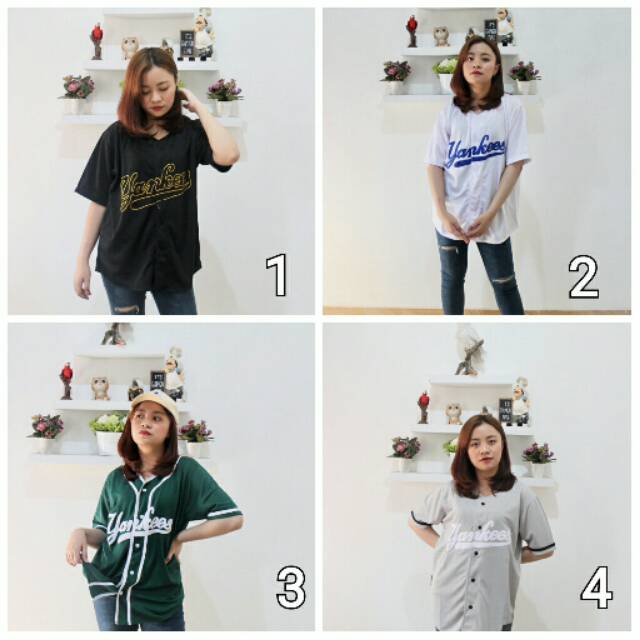 Áo Bóng Chày YANKEES BROOKLYN Mới Nhất BTS DISTRO BANDUNG