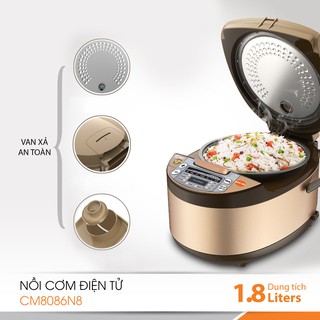 Nồi cơm điện Comet CM8086 N8