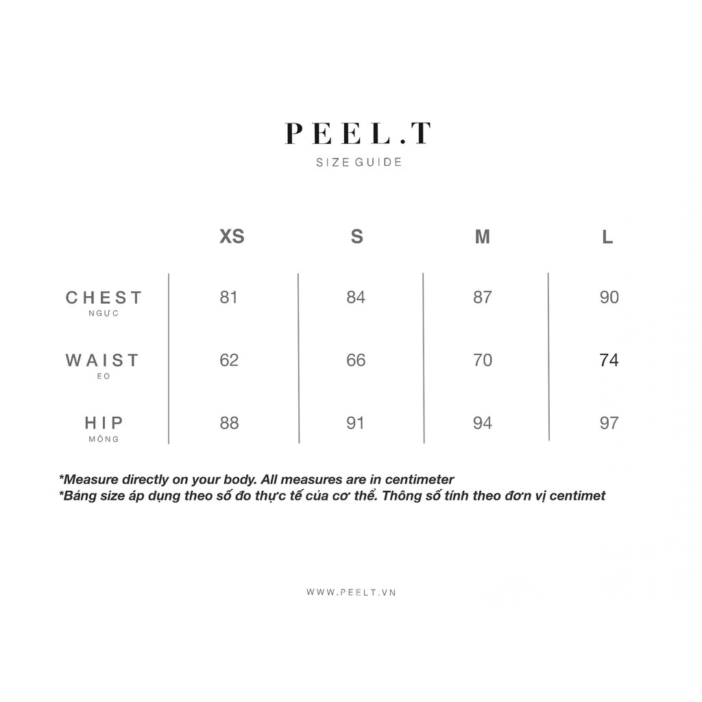 PEEL.T - Amery Top - Áo kiểu lệch vai xanh coban, nude đi chơi, dự tiệc, công sở