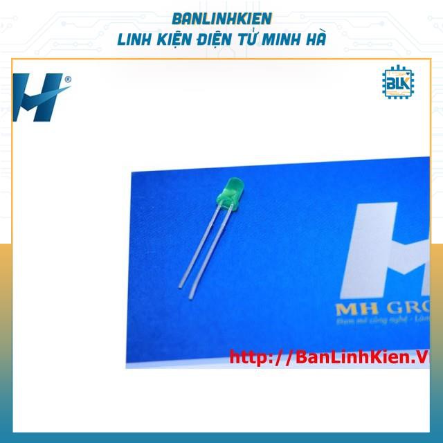 Đèn Led 3MM Phủ Xanh (1000 Chiếc)