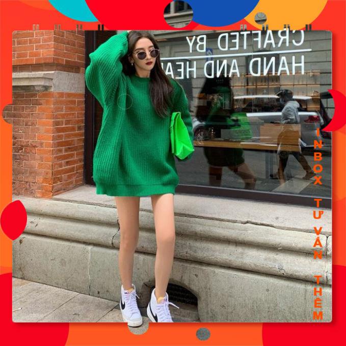 Áo len nữ dài tay cổ tròn màu đen thời trang Hàn LieuTheOrboHP Shop | BigBuy360 - bigbuy360.vn