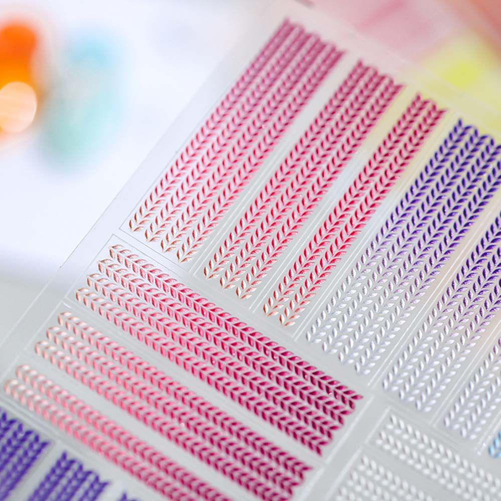 Miếng Dán Họa Tiết Đan Len Kiểu Nhật Bản Trang Trí Móng Tay