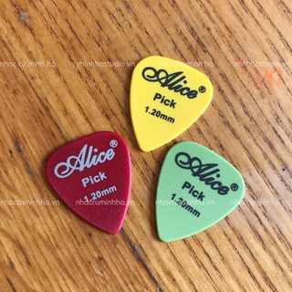 Combo 3 phím gảy dày 1.20mm cho Guitar Ukulele Alice cao cấp chất lượng cao