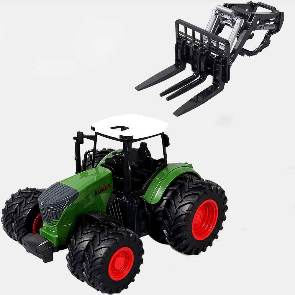 Mô Hình Xe Kéo Nông Trại Bằng Hợp Kim Tỉ Lệ 1/24 DIY