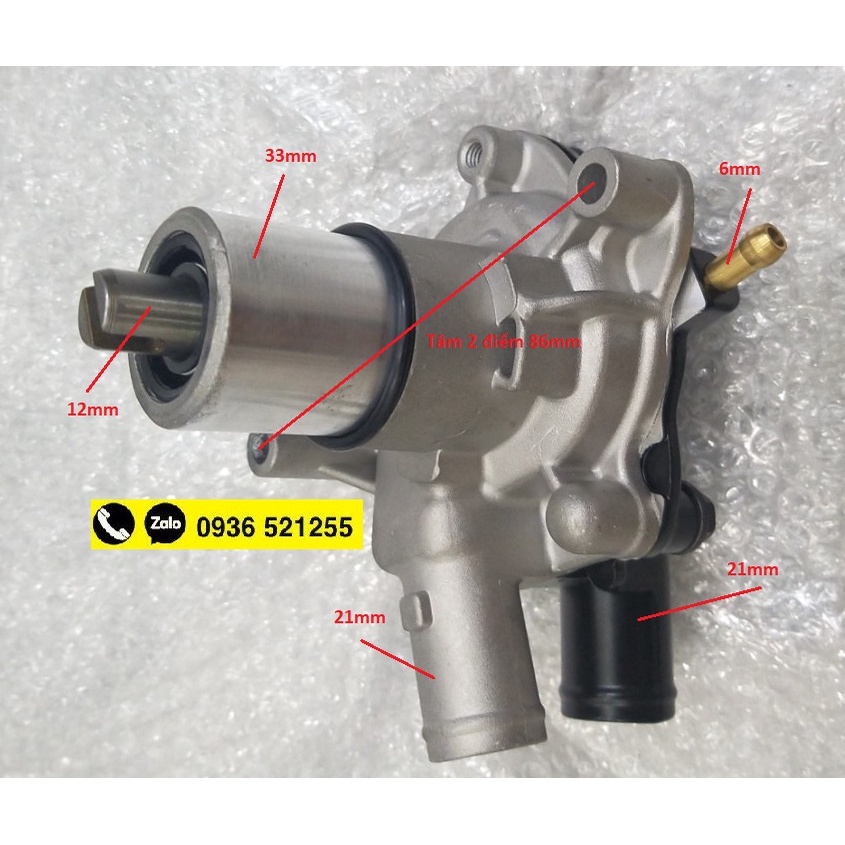 Bơm nước mát Honda Hornet 250 JADE 250 CBR250 MC22 1986-1994 MC14, MC17, MC19,MC22