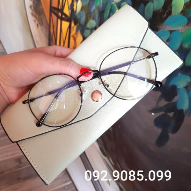 Gọng kính cận kim loại tròn V901 - Kính thời trang 0 độ | BigBuy360 - bigbuy360.vn